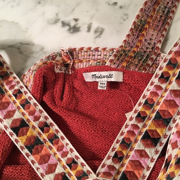 Madewell Embroidered Swing Sweater Tank - Picture 6 of 7
